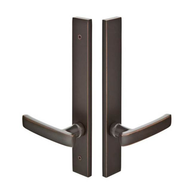 Emtek - Multi Point C3, Non-Keyed Passage, Modern Style, 1-1/2'' x 11'', Coventry Lever, LH, US3NL - Unlacquered Brass