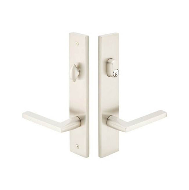 Emtek - Multi Point C3, Keyed with American Cyl, Modern Style, 2'' x 10'', Spencer Lever, LH, US4 - Satin Brass
