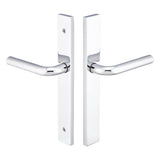 Emtek - Multi Point C5, Dummy Pair, Modern Style, 1-1/2'' x 11'', Luzern Lever, LH, US4 - Satin Brass