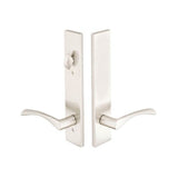 Emtek - Multi Point C7, Dummy Pair, Modern Style, 2'' x 10'', Triton Lever, RH, US4 - Satin Brass