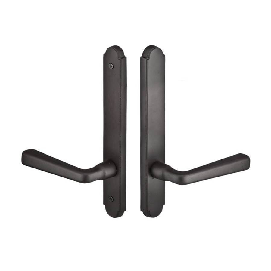 Emtek - MultiPointC8, Non-KeyedPassage, ArchedStyle, 1-1/2''x11'', CodyLever, RH, TWB - Tumbled White Bronze