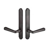 Emtek - MultiPointC8, Non-KeyedPassage, ArchedStyle, 1-1/2''x11'', CodyLever, LH, TWB - Tumbled White Bronze