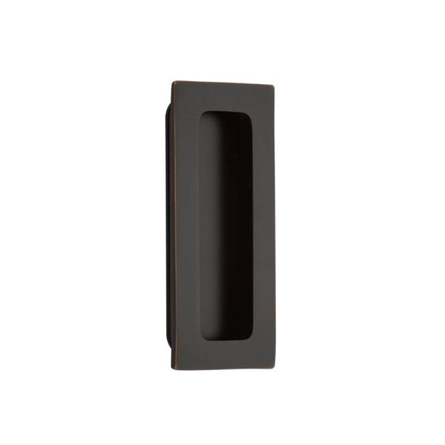 Emtek - Brass Modern Rectangular Flush Pull 4'', US10B - Oil Rubbed Bronze