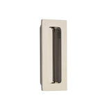 Emtek - Brass Modern Rectangular Flush Pull 4'', US14 - Polished Nickel