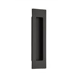 Emtek - Brass Modern Rectangular Flush Pull 6'', US19 - Flat Black