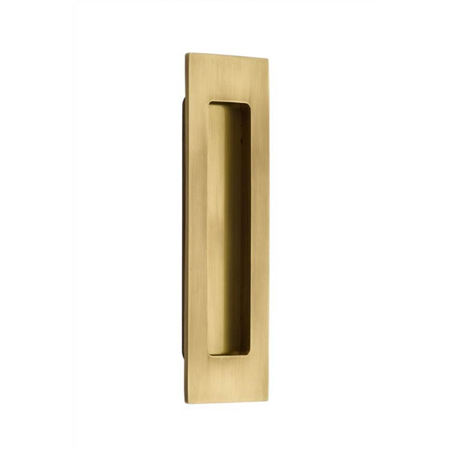 Emtek - Brass Modern Rectangular Flush Pull 6'', US7 - French Antique