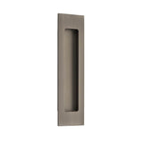 Emtek - Brass Modern Rectangular Flush Pull 7'', US15A - Pewter