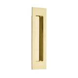 Emtek - Brass Modern Rectangular Flush Pull 7'', US3NL - Unlacquered Brass