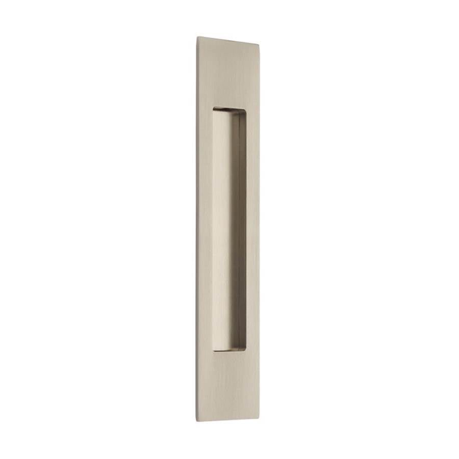 Emtek - Brass Modern Rectangular Flush Pull 10'', US15 - Satin Nickel