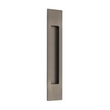 Emtek - Brass Modern Rectangular Flush Pull 10'', US15A - Pewter