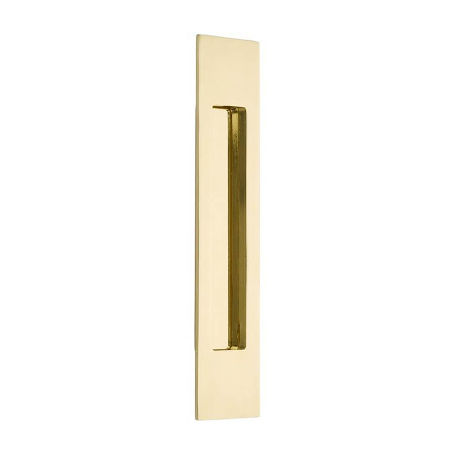 Emtek - Brass Modern Rectangular Flush Pull 10'', US3NL - Unlacquered Brass