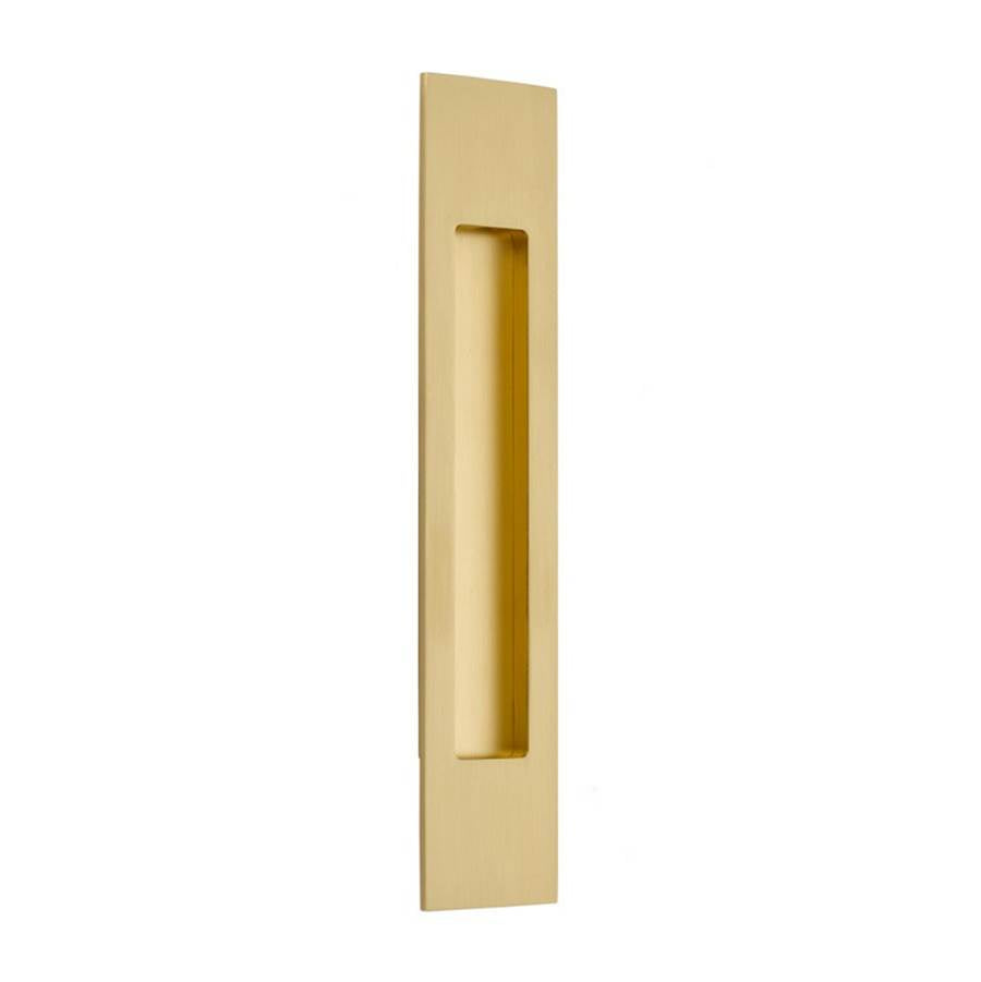 Emtek - Brass Modern Rectangular Flush Pull 10'', US4 - Satin Brass
