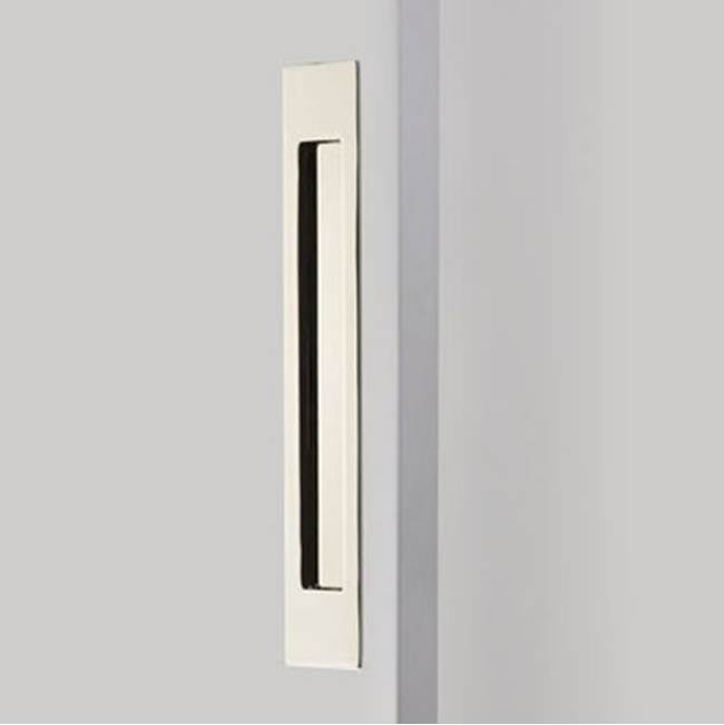 Emtek - Brass Modern Rectangular Flush Pull 14'', US14 - Polished Nickel