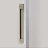 Emtek - Brass Modern Rectangular Flush Pull 14'', US15A - Pewter