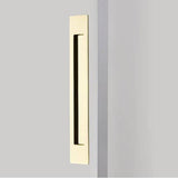 Emtek - Brass Modern Rectangular Flush Pull 14'', US3 - Polished Brass