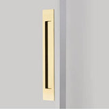 Emtek - Brass Modern Rectangular Flush Pull 14'', US3NL - Unlacquered Brass