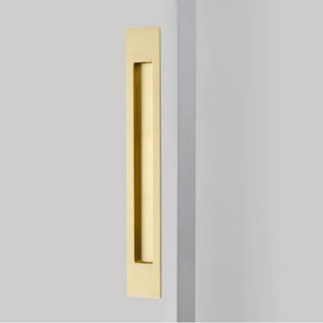 Emtek - Brass Modern Rectangular Flush Pull 14'', US4 - Satin Brass