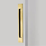 Emtek - Brass Modern Rectangular Flush Pull 14'', US7 - French Antique