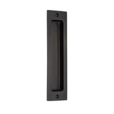 Emtek - Sandcast Bronze Rectangular Flush Pulls-8'', TWB - Tumbled White Bronze
