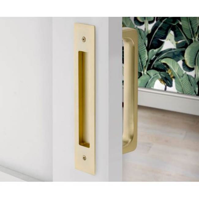 Modern Rectangular Flush Pull for Door Pull, 8'' C-C, US10B