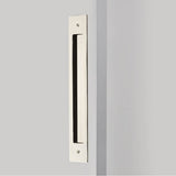 Emtek - Modern Rectangular Flush Pull for Door Pull, 12'' C-C, US14 - Polished Nickel
