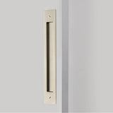 Emtek - Modern Rectangular Flush Pull for Door Pull, 8'' C-C, US15 - Satin Nickel