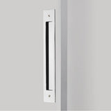 Emtek - Modern Rectangular Flush Pull for Door Pull, 12'' C-C, US26 - Polished Chrome