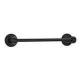 Emtek - Tuscany Bronze Sgl Towel Bar, No.11 Rosette, 12'', MB - Medium Bronze Patina