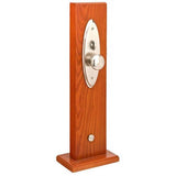 Entryset, F20, Memphis Mortise, 2-1/2 Backset, Ribbon and Reed Knob, RH, US10B
