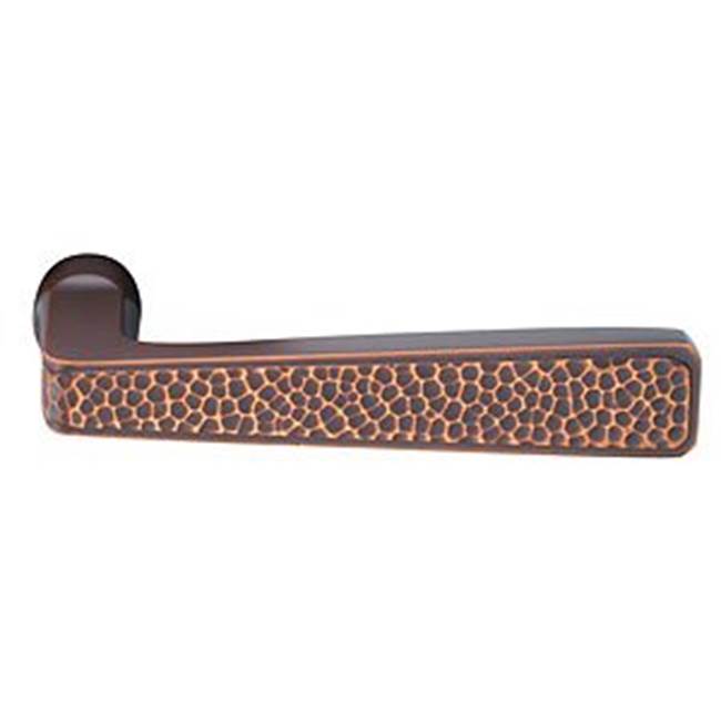 Entryset, F20, Charleston Mortise, 2-1/2 Backset, Hammered Lever, LH, US10B
