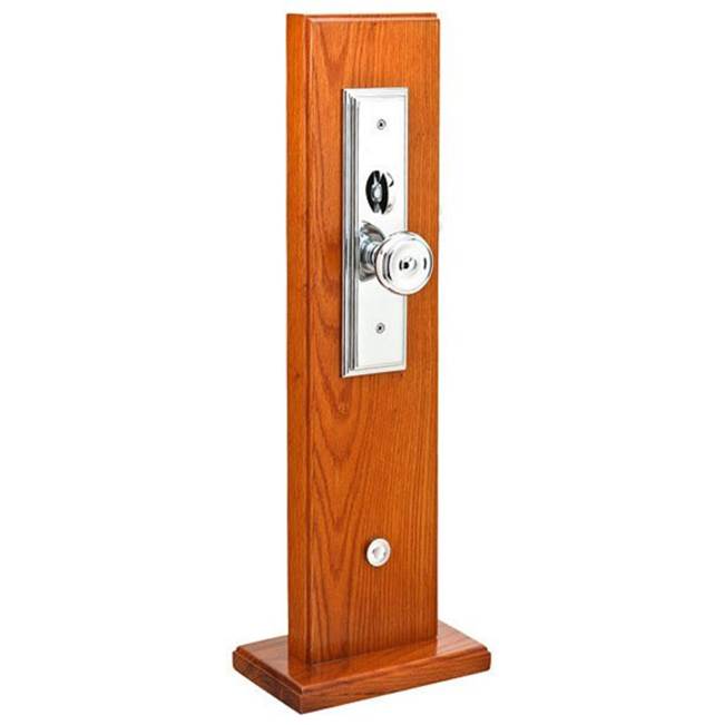 Entryset, F13, Manhattan Mortise, 2-1/2 Backset, Waverly Knob, LH, US10B
