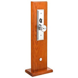 Entryset, F13, Manhattan Mortise, 2-1/2 Backset, Waverly Knob, LH, US10B