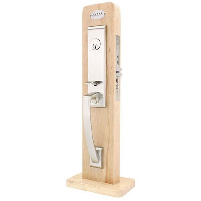 Emtek - Entryset, F20, Artemis Mortise, 2-3/4'' Backset, Spencer Lever, LH, US4 - Satin Brass