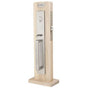 Emtek - Entryset, F20, Lugano Mortise, 2-3/4'' Backset, Round Knob, LH, US3NL - Unlacquered Brass