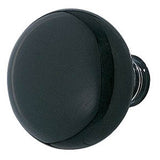 Dbl Cyl, Rustic Modern Rectangular Monolithic Tub Ent, Ebony Porcelain Knob, FB