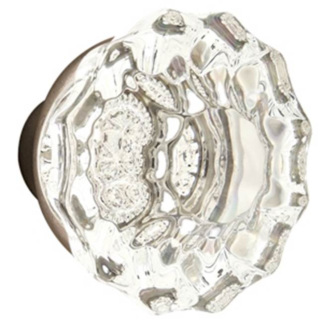 Knob x Knob Entryset, F13, Cheyenne Mortise, 2-1/2 Backset, Astoria Clear Knob, RH, FB