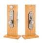 Emtek - LL Entryset, F13, Charleston Mortise, 2-1/2'' Backset, Coventry Lever, LH, US3NL - Unlacquered Brass
