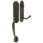 Emtek - Dbl Cyl, Richmond Tub Ent, Argos Lever, RH, US4 - Satin Brass