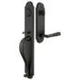 Emtek - Dbl Cyl, Greeley Tub Ent, Mariposa Lever, RH, MB - Medium Bronze Patina