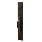 Dbl Cyl, Rectangular Full Length Tub Ent, Mariposa Lever, LH, FB