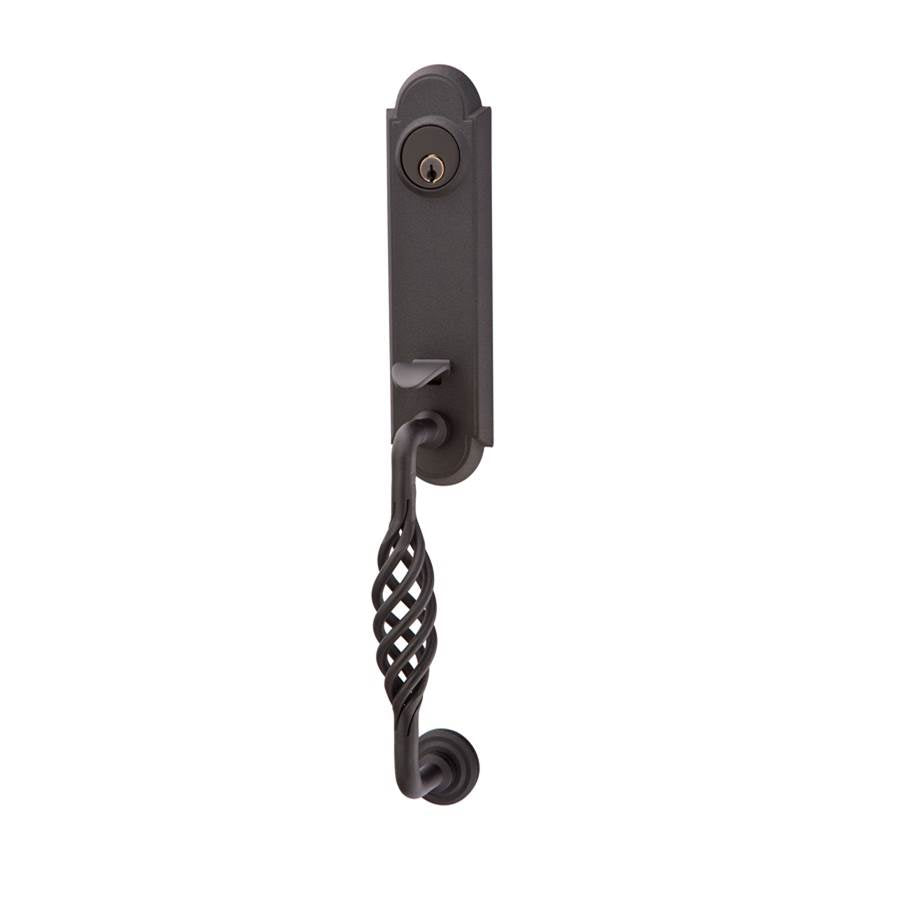 Dbl Cyl, Monolithic with Lafayette Grip Tub Ent, Jamestown Knob, FBS