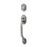 Dbl Cyl, Sectional with San Carlos Grip Tub Ent, Madison Ivory Knob, FBS