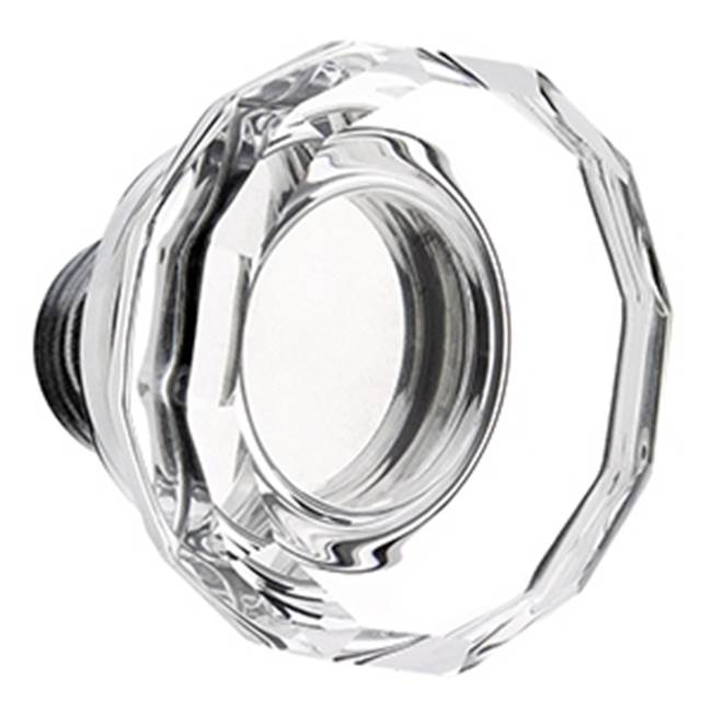 Dbl Cyl, Transitional Heritage Monolithic Tub, Lowell Crystal Knob, US10B