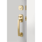 Dbl Cyl, Urban Modern Sectional Tub, Round Knob, US10B