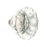 Emtek - Dummy, Neos Rosette, Astoria Crystal Knob, US14 - Polished Nickel