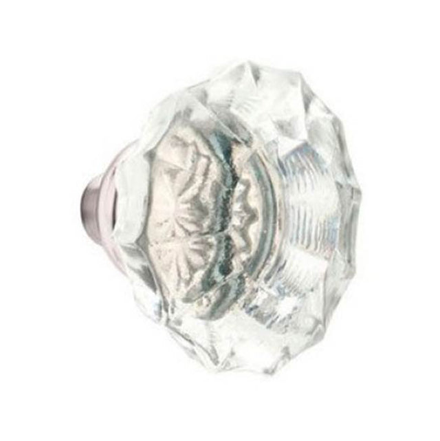 Emtek - Passage, Neos Rosette, Astoria Crystal Knob, US14 - Polished Nickel
