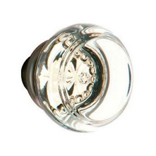 Emtek - Privacy, Neos Rosette, Georgetown Crystal Knob, US14 - Polished Nickel