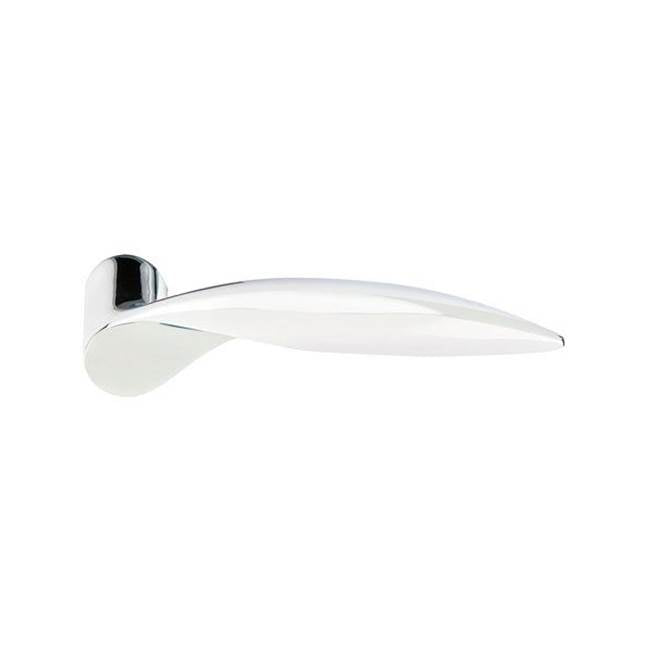 Emtek - Passage, Square Rosette, Mercury Lever, RH, US14 - Polished Nickel