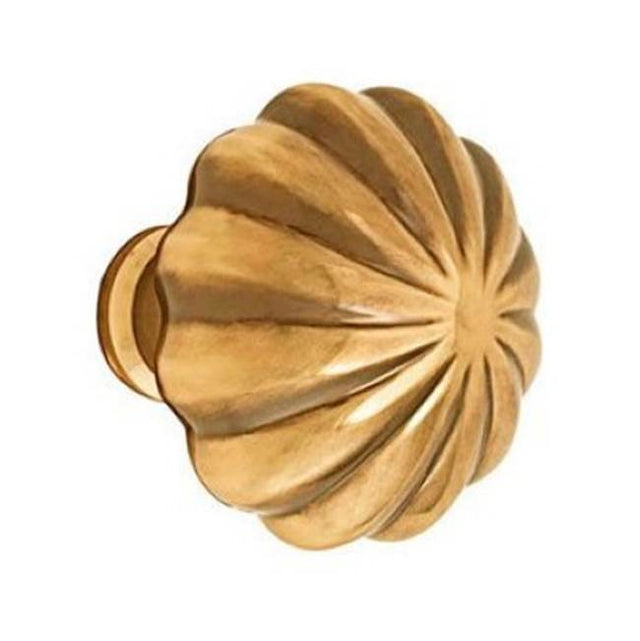 Emtek - Passage, Square Rosette, Melon Knob, US4 - Satin Brass
