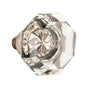 Emtek - Privacy, Neos Rosette, Old Town Crystal Knob, US14 - Polished Nickel